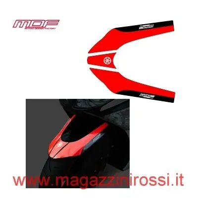 Sconto Set adesivi MDF parafango Strobe rosso e nero Yamaha T-Max 500 08-11-