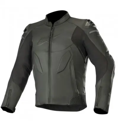 Prezzo Basso Giacca da moto in pelle Alpinestars Caliber nera-48