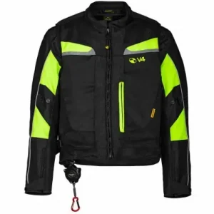 Occasione Imperdibile Giacca Airbag smanicabile Motoairbag MAB V4.0 nero e giallo fluo-S/M