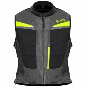 Popolare Gilet Airbag meccanico Motoairbag MAB V3.0 grigio e giallo fluo-S/M