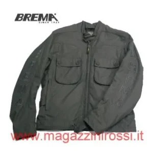 Giacca da moto Brema Moto BM/I 0-02/1 Idro Logo carbone solo taglia 50- Scelto Dai Clienti