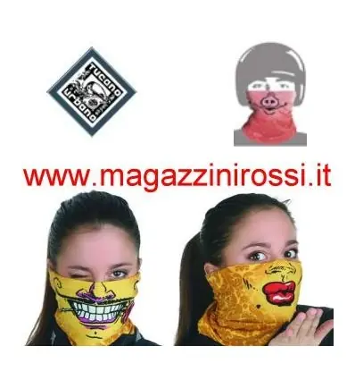 Compra Adesso Collare a tubo Tucano Urbano Face Tu Face grafica leopardo-