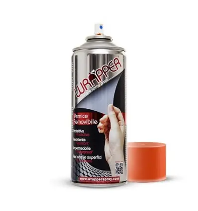 Ultima Occasione Pellicola spray per wrapping a rimozione facilitata arancio puro-