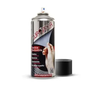 Pellicola spray per wrapping a rimozione facilitata nero opaco- Offerta Lampo