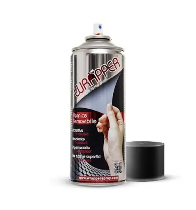 Pellicola spray per wrapping a rimozione facilitata nero opaco- Offerta Lampo