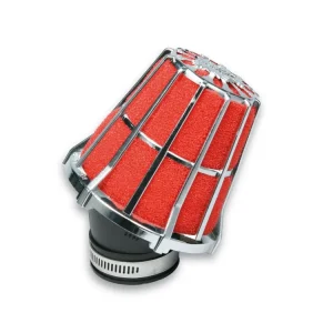 Consegna Rapida FILTRO ARIA RED FILTER E5 CON 48 PER CARBURATORI PHF 30-36 CROMATO MALOSSI GILERA RUNNER VXR 200 4T LC -2005-
