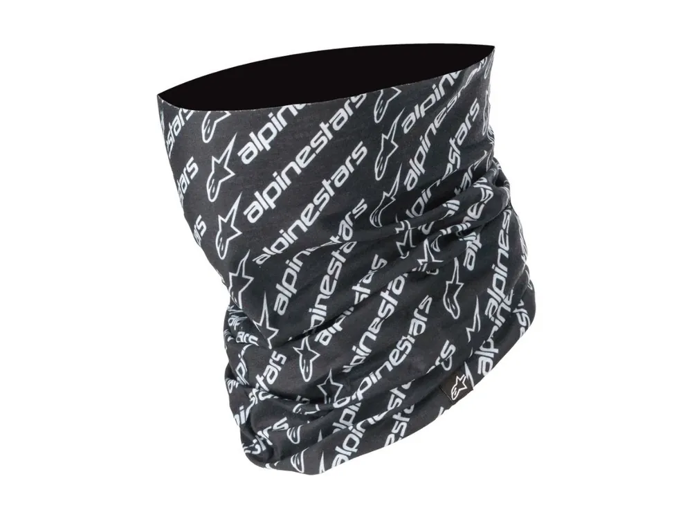 Ultimissimo Modello SCALDACOLLO LINEAR POLIESTERE ALPINESTARS NERO-