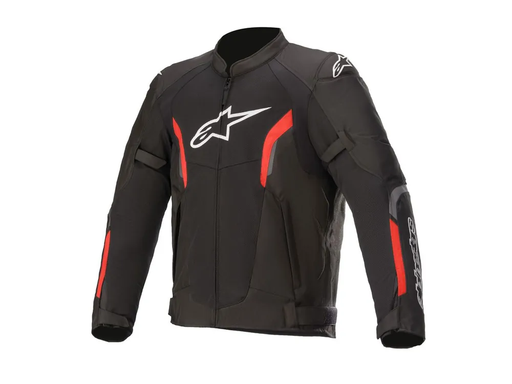 GIACCA A VENTO AST V2 ALPINESTARS NERO / ROSSO FLUO-S - Pronta consegna Promo Stagionale