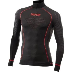 Prezzo Ridotto MAGLIA TERMICA A MANICHE LUNGHE CON LUPETTO E ZIP SIX2-M/L