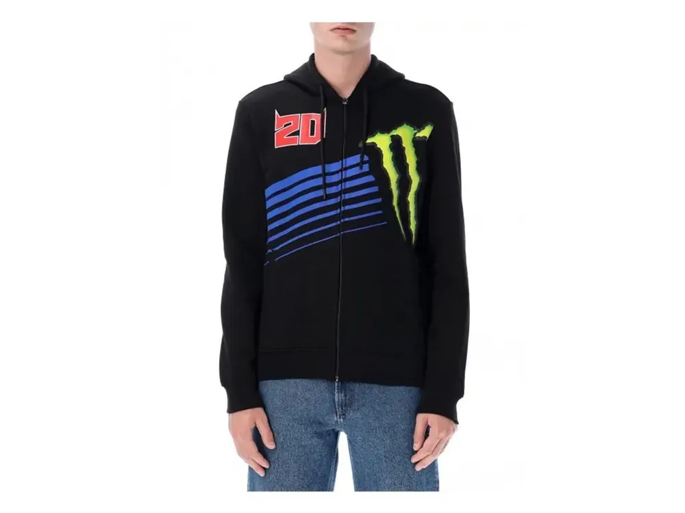2323701 FELPA UFFICIALE MONSTER ENERGY FABIO QUARTARARO 20-XS - Ordinabile Promozione