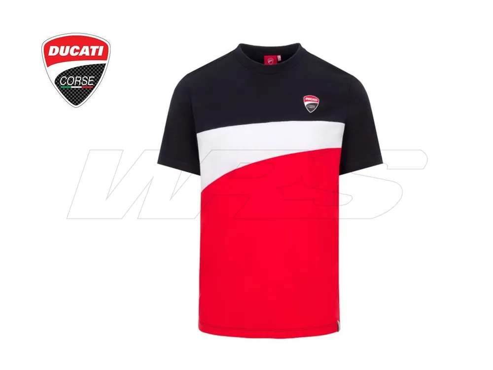 2036001 T-SHIRT UFFICIALE DUCATI CORSE 100% COTONE-S - Esaurito Ordina Subito