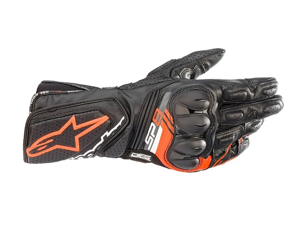 GUANTI SP-8 V3 ALPINESTARS NERO / ROSSO-S - Disponibile Economico