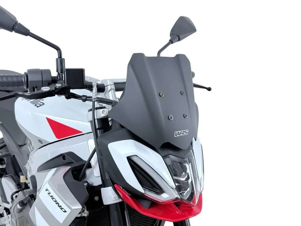 CUPOLINO SPORT NERO OPACO + TELAIETTO WRS APRILIA TUONO 457 2025-2026- Offerta Limitata