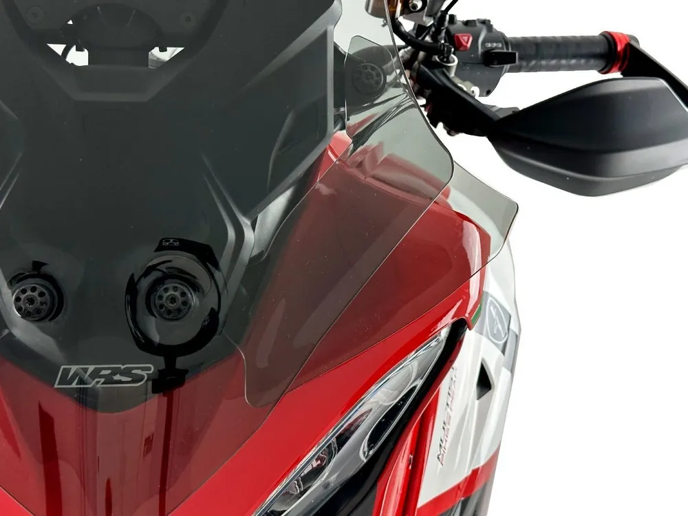 Prezzo Basso COPPIA DEFLETTORI FUME SCURO WRS DUCATI MULTISTRADA V4 / S / S SPORT / RALLY 2020-2026-
