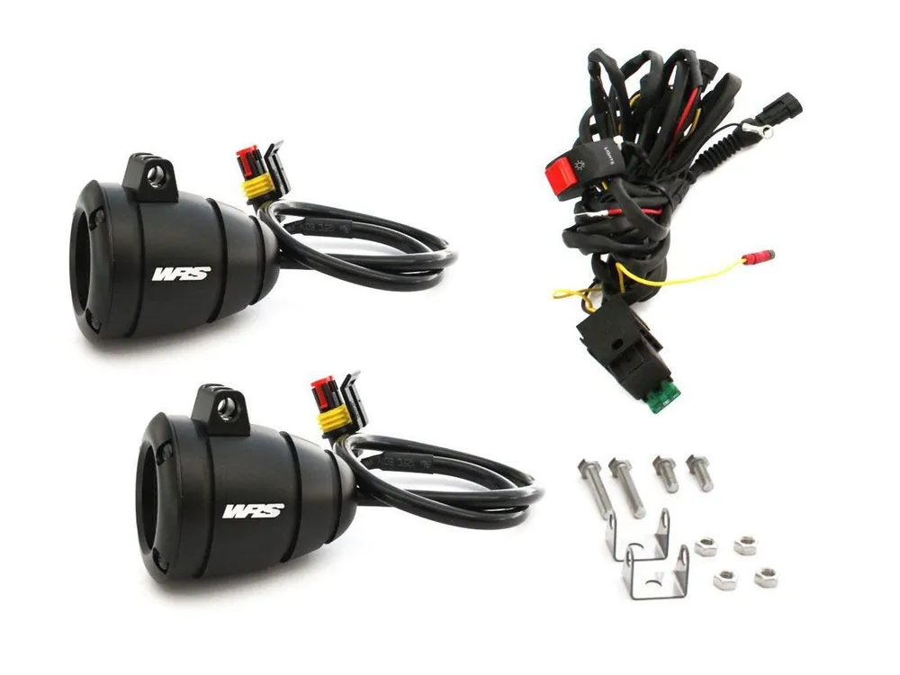 KIT FARETTI LATERALI LED WRS NERO BMW F 850 GS 2018-2023- Vendita Finale