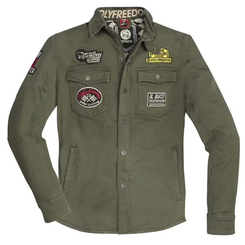 Giacca Holyfreedom Lieutenant verde-M Esclusivo