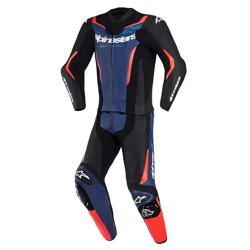 Vendita Finale Tuta Divisibile Alpinestars Gp Force V2 blu rosso-48