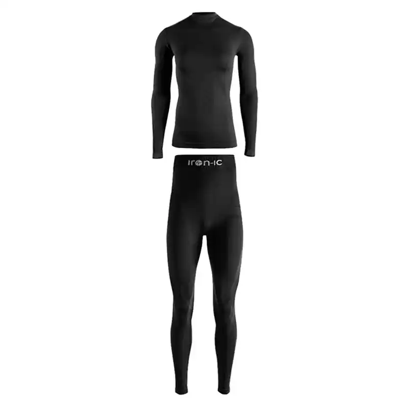 Set Donna Iron-IC Baselayer 2.3 nero-S/M Pagamento Sicuro