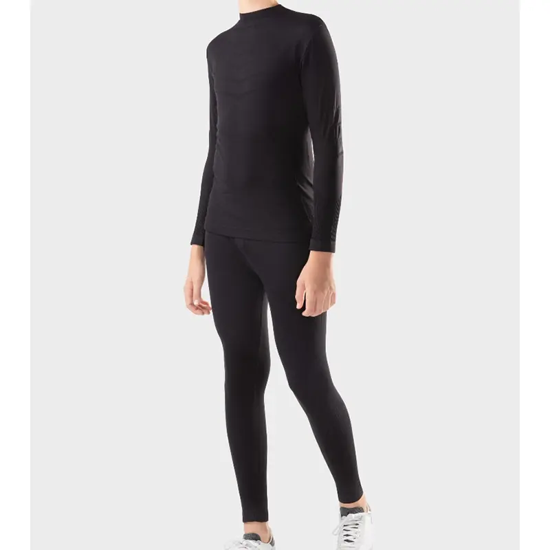 Di Tendenza Set Bimbo Iron-IC Baselayer 2.3 Jr nero-12/14