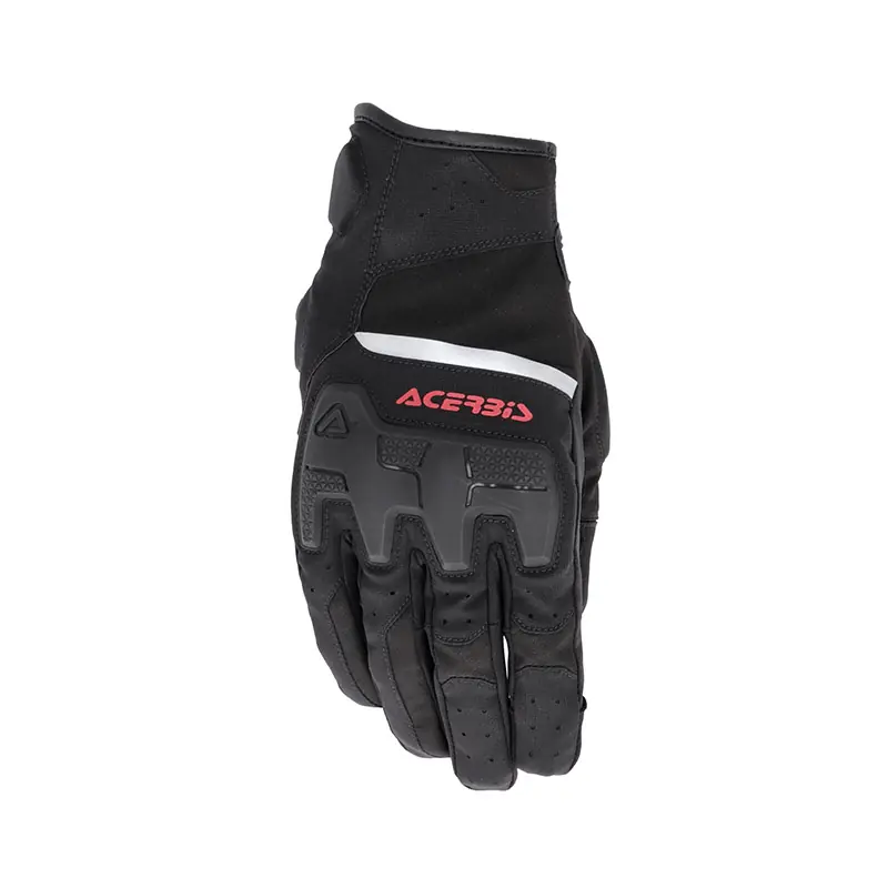 Guanti Acerbis CE X-Street WP nero rosso-XS Prezzo Basso