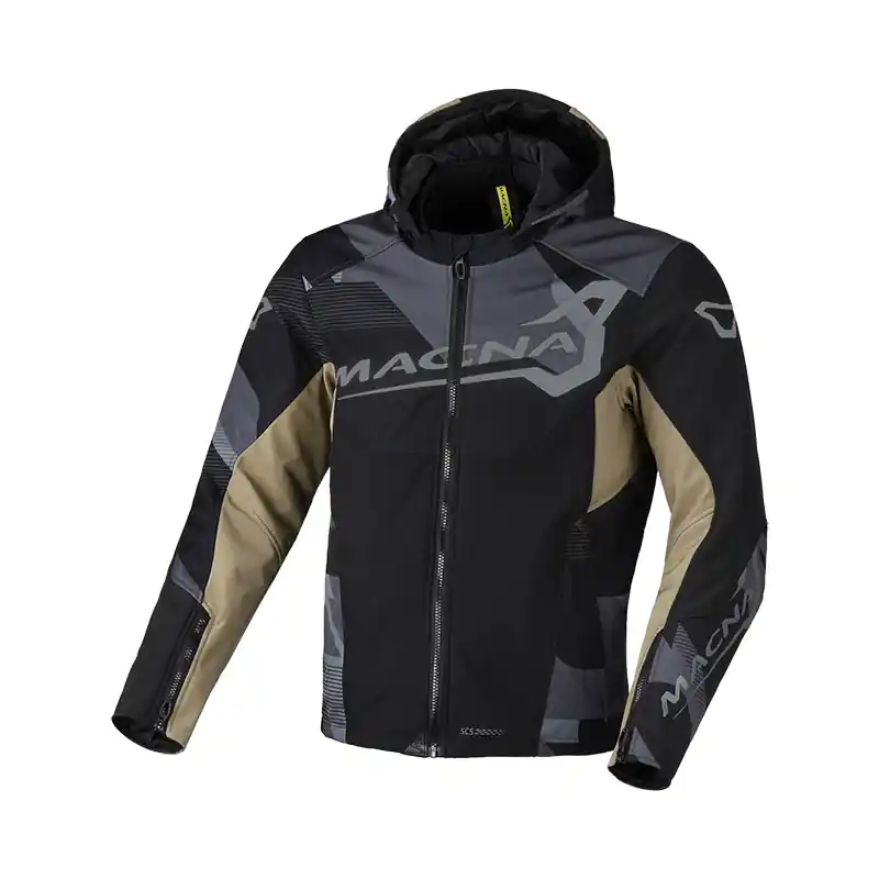 Giacca Macna Atracor nero taupe bianco-S Pagamento Sicuro
