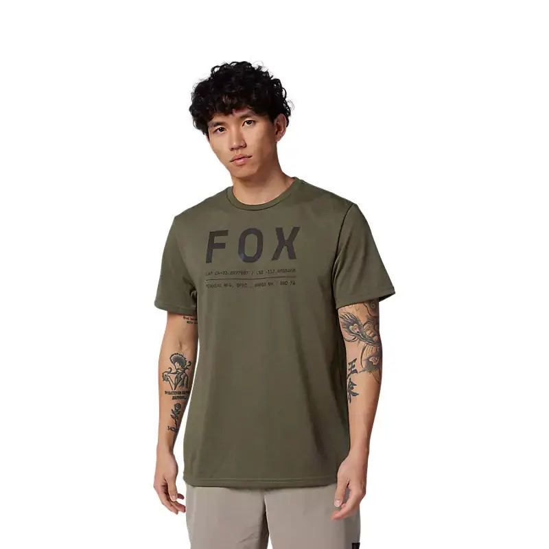 T Shirt Fox Non Stop SS Tech verde oliva-M Economico