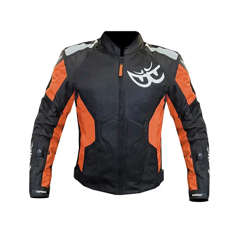 Giacca Berik Mesh Air nero arancio-48 Prezzo Conveniente