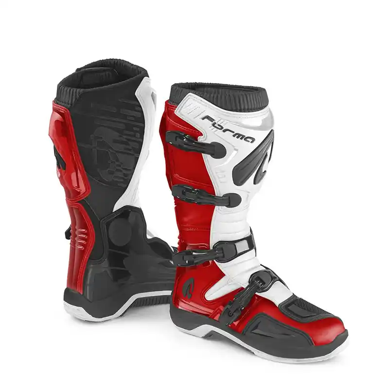 Acquista Ora Stivali Forma Traction rosso bianco nero-40