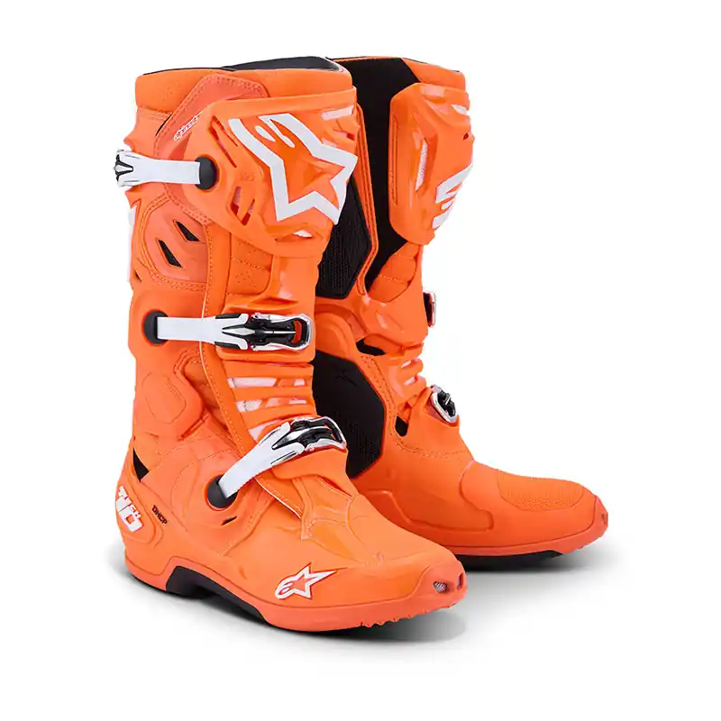 Stivali Alpinestars Tech 10 Supervented arancio-7 Occasione