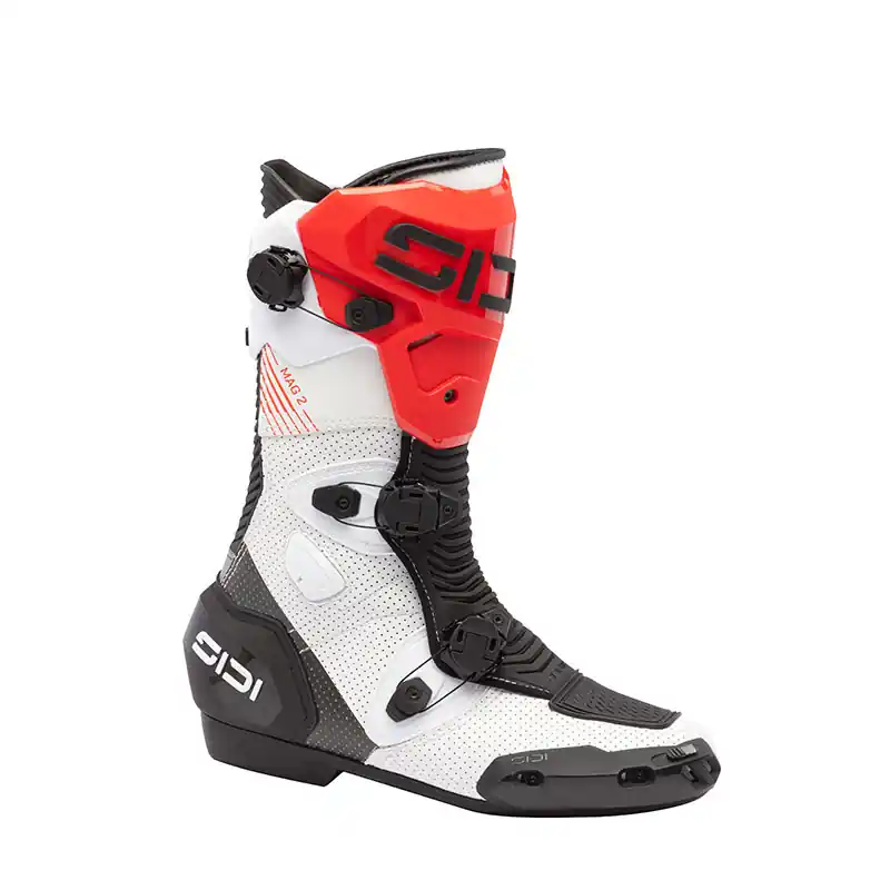 Prezzo Basso Stivali Sidi Mag 2 Air bianco nero rosso-40