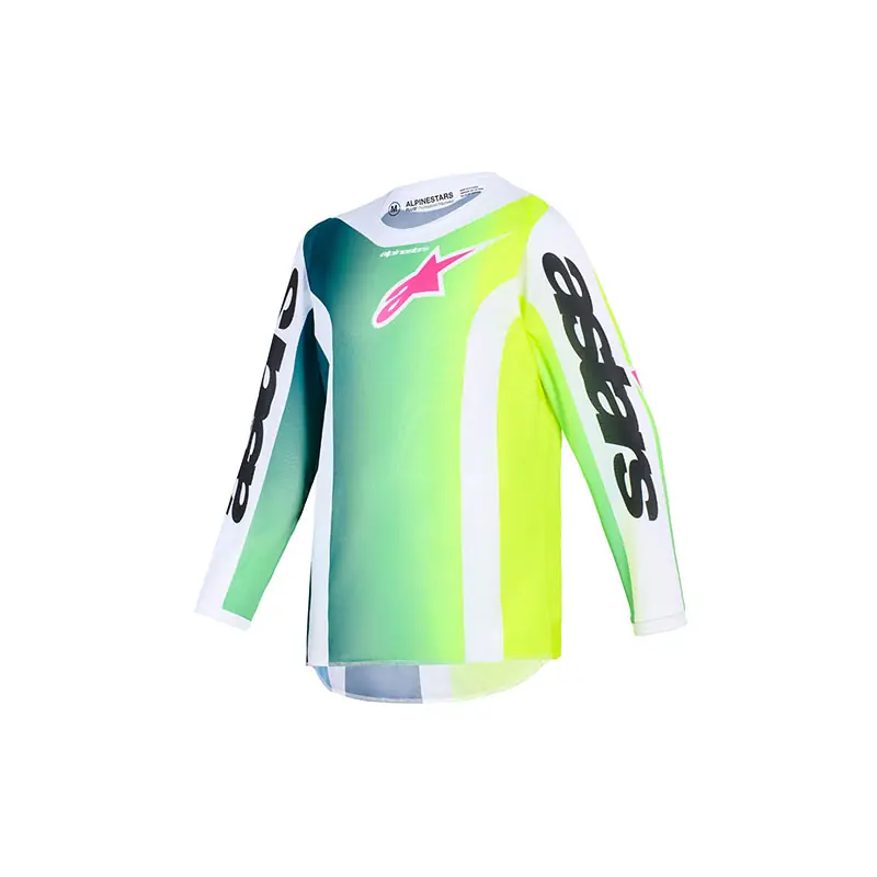 Maglia Alpinestars Youth Fluid Portl verde-S Novità