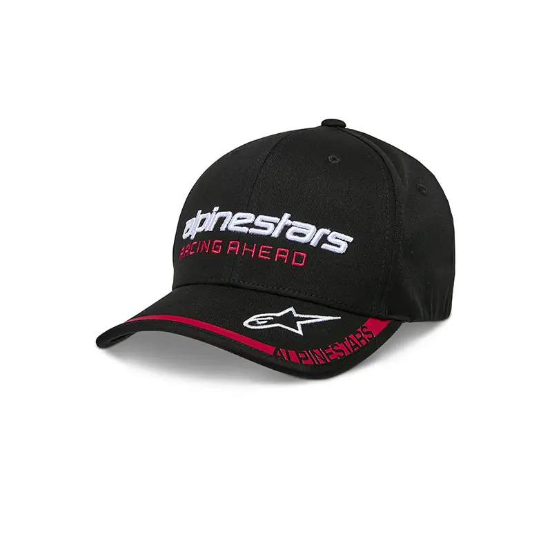 Cappellino Alpinestars Indent nero rosso-S/M Occasione Imperdibile