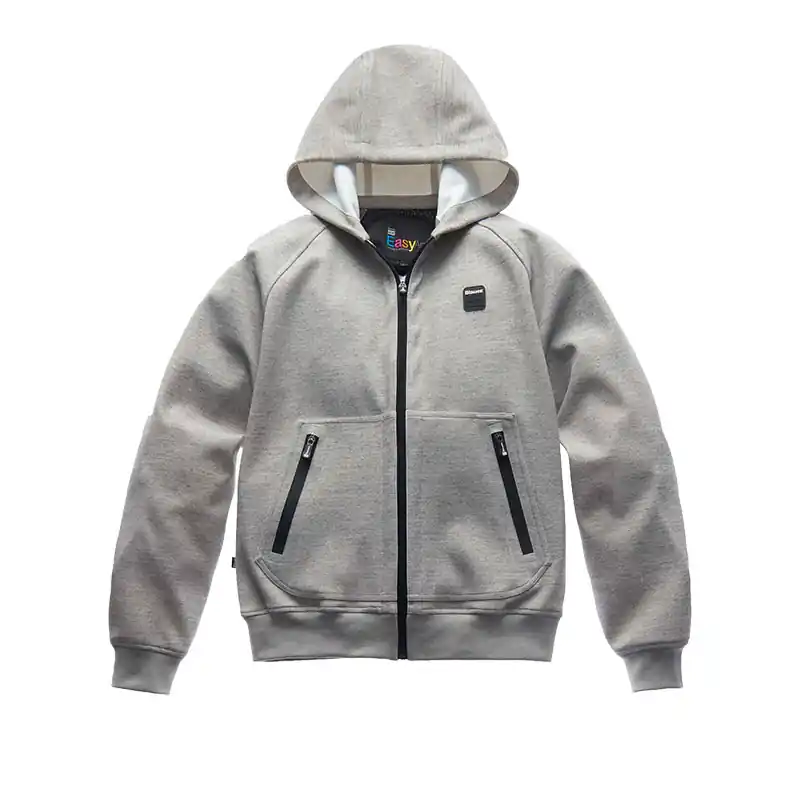 Giacca Blauer Easy Man Hoody Luna Melange rosso-S Spedizione Espresso