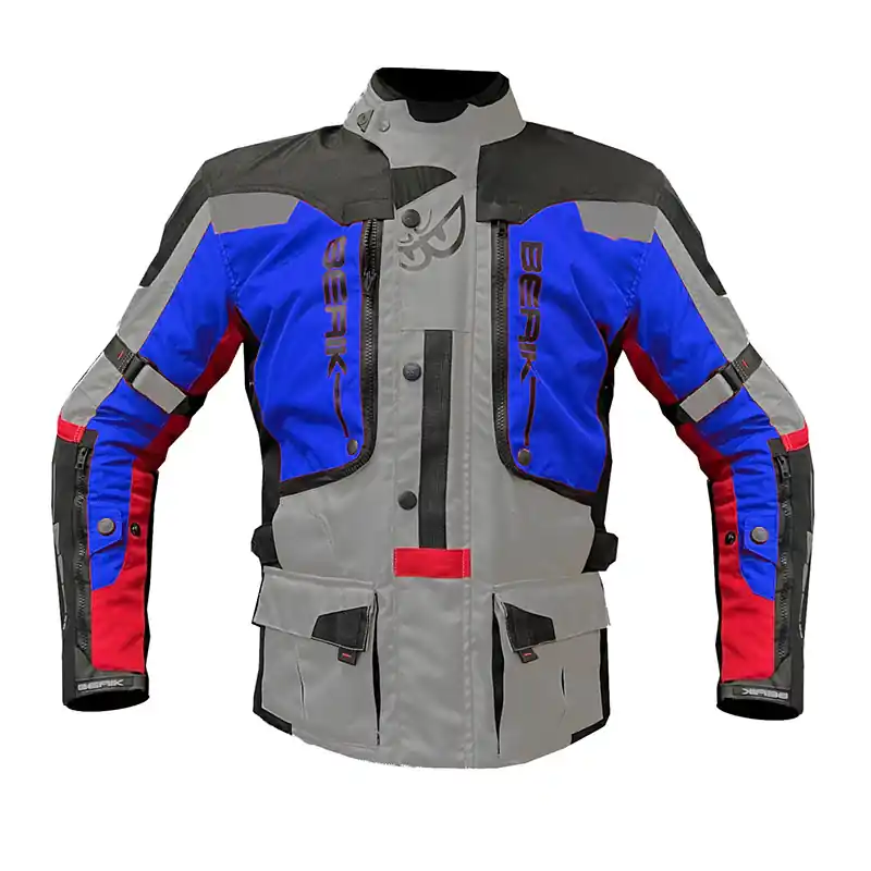 Giacca Berik Adventure royal blu rosso-48 Prezzo Scontato
