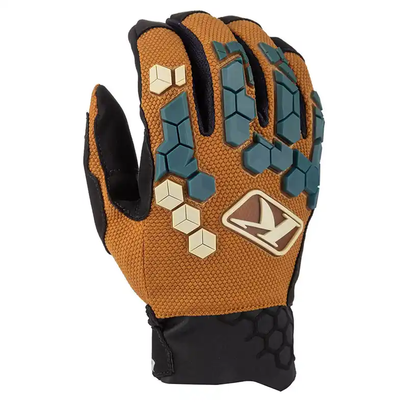Acquista Ora Guanti Klim Dakar marrone petrol-S