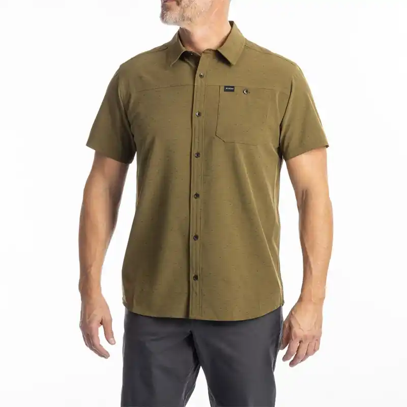 Klim Colter Bay Stretch T-Shirt dark oliva-M Economico