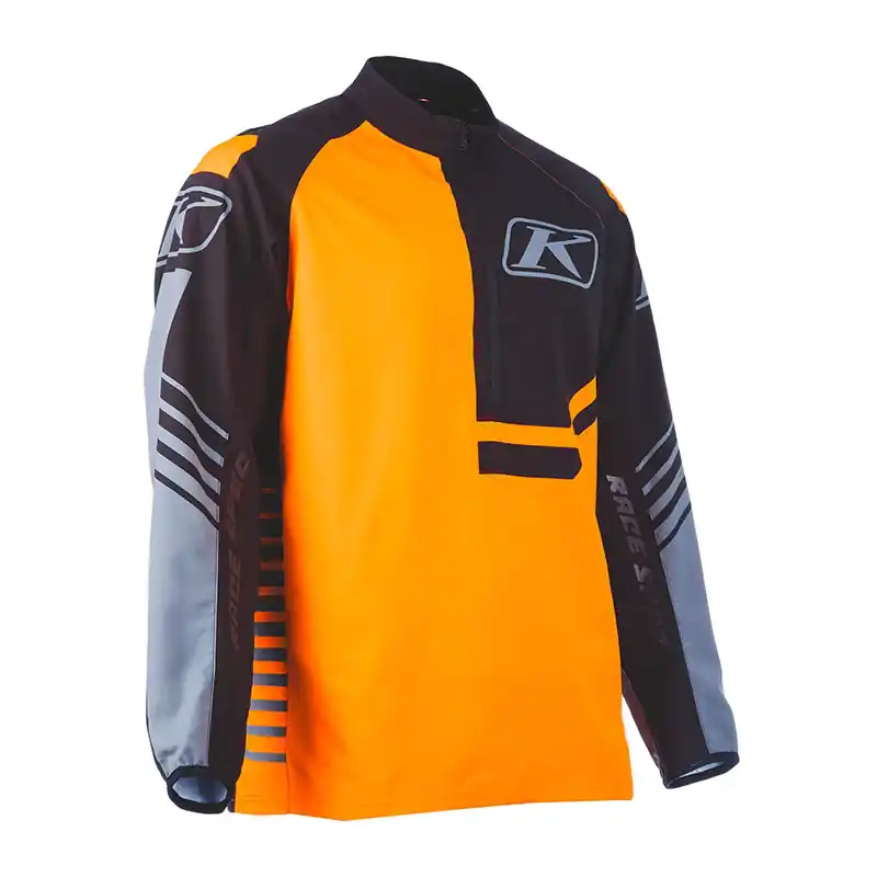 Klim Revolt 1/4 Zip Pullover 25 arancio-M Occasione