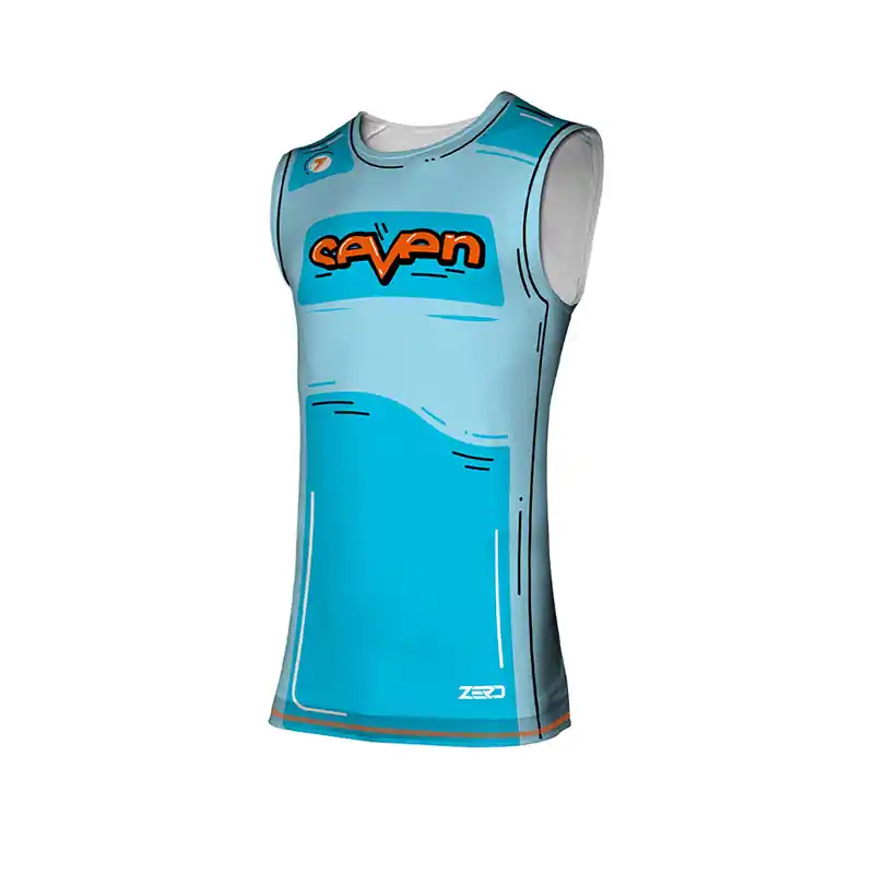 Maglia Seven MX Zero 25.1 Hijack ciano-L Acquista Ora