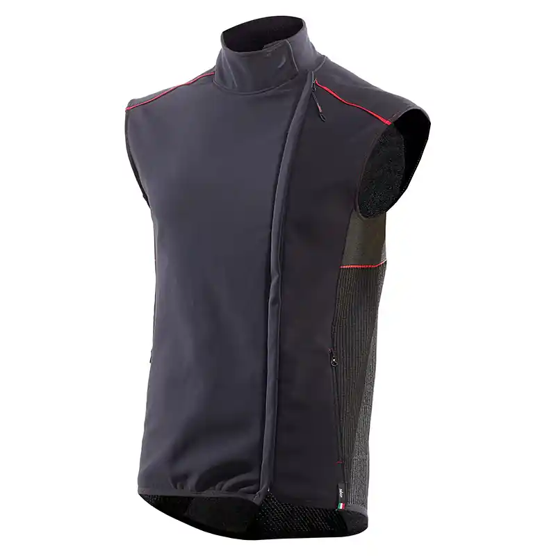 Gilet Six2 WTS V3 nero rosso-XS Occasione