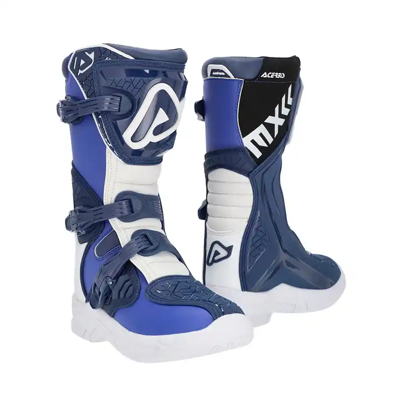 Stivali Bimbo Acerbis X-Team Kid blu bianco-34 Economico