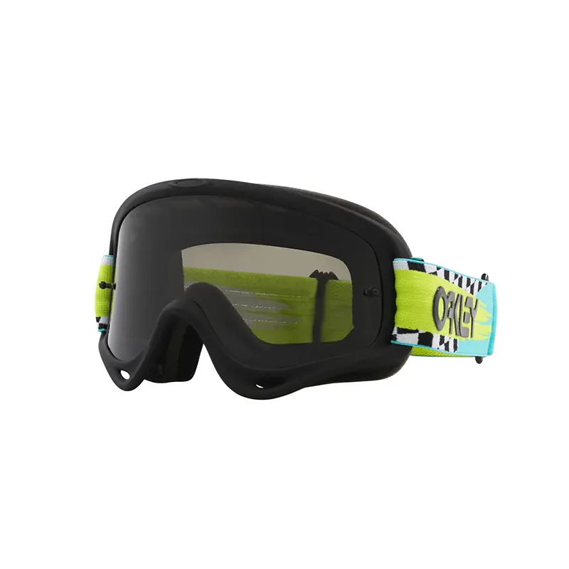 Reso Gratuito Maschera Oakley O Frame MX Teal Checks grigio-