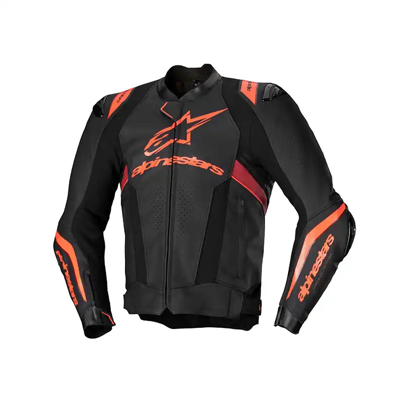 Offerta Giacca Pelle Alpinestars Missile V3 Ignition rosso-44