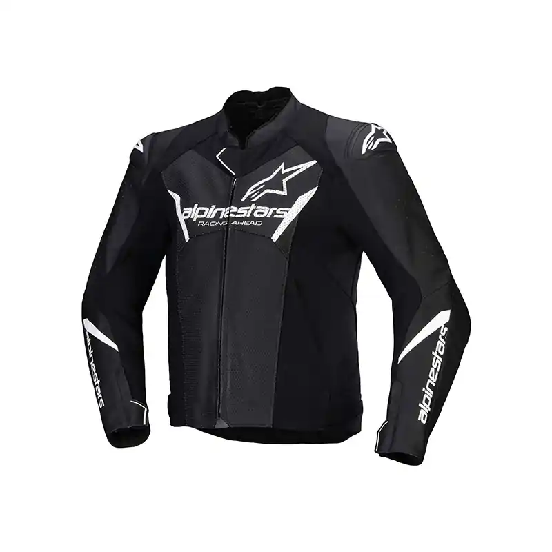 Offerta Giacca Pelle Alpinestars Faster V3 Airflow bianco-48