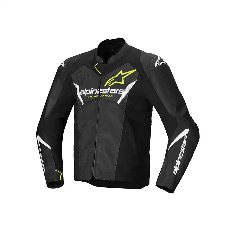 Prezzo Di Fabbrica Giacca Pelle Alpinestars Faster V3 Airflow giallo-46