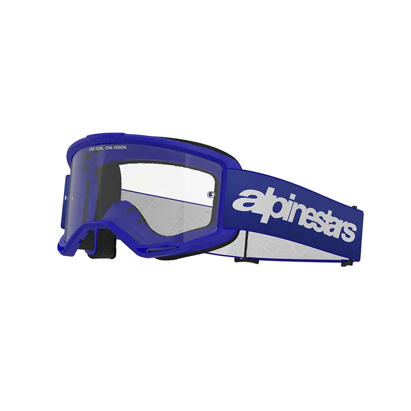 Maschera Alpinestars Vision 3 Wordmark blu- Popolare