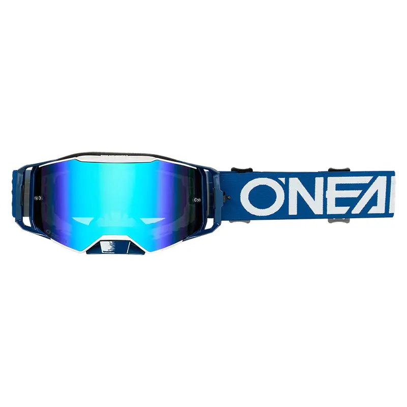 Maschera O Neal B-55 Cram blu bianco specchiato- Non Perdere