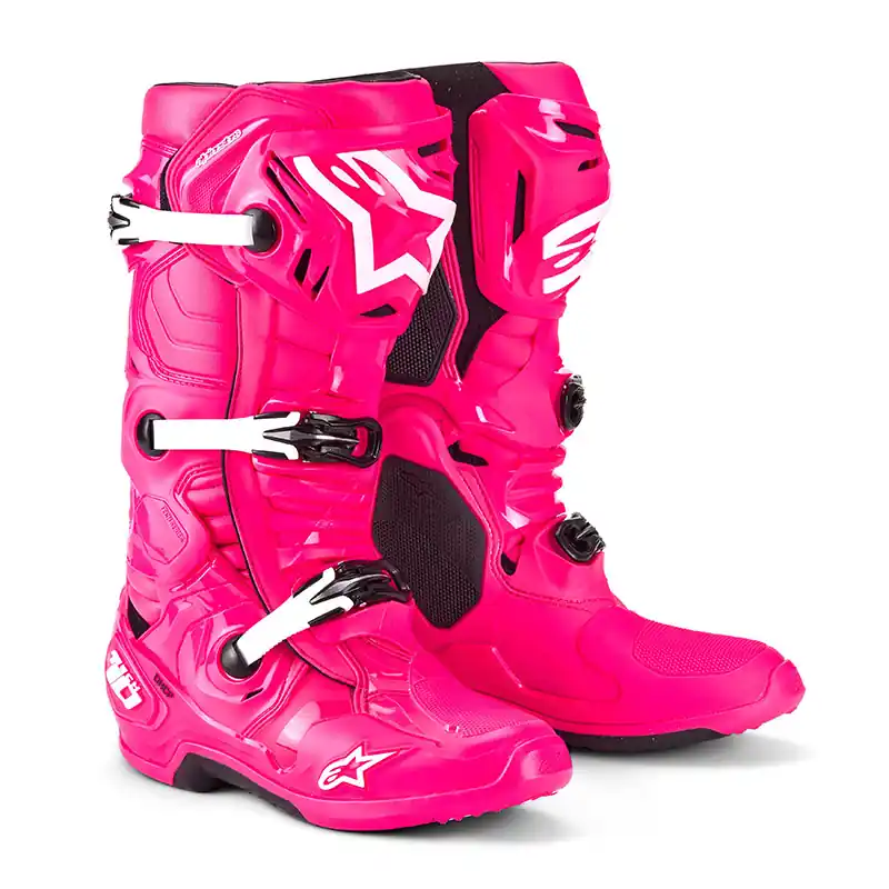 Spedizione Espresso Stivali Alpinestars Tech 10 diva rosa bianco-8
