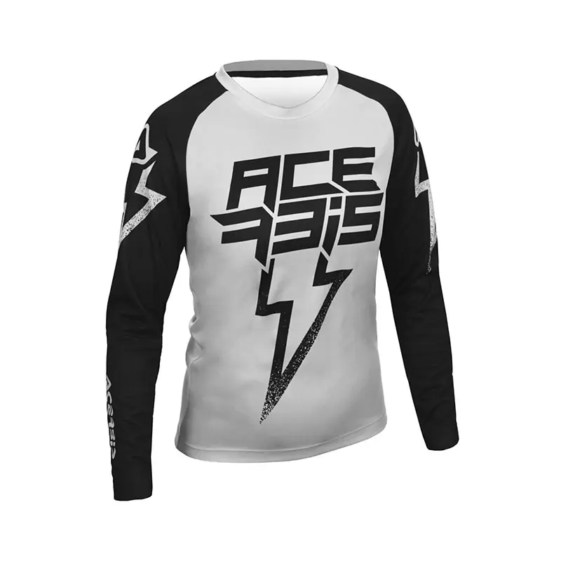 Maglia Acerbis J-Kid Blizzard grigio nero-XS Promo Stagionale