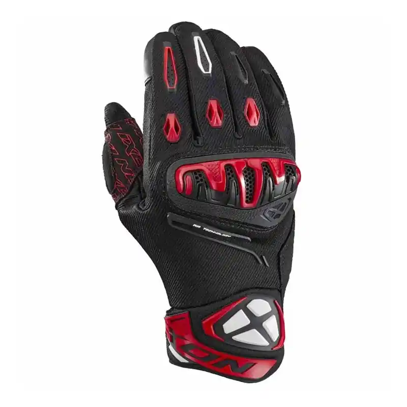 Compra Adesso Guanti Ixon Mirage Airflow nero rosso-S