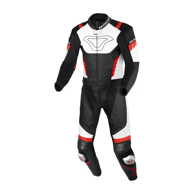 Tuta Macna Varshall 2pc nero bianco rosso-54 Scelto Dai Clienti